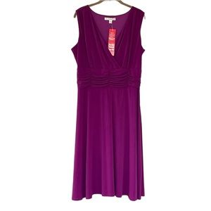 AA Studio Magenta Sleeveless Dress Size 14W